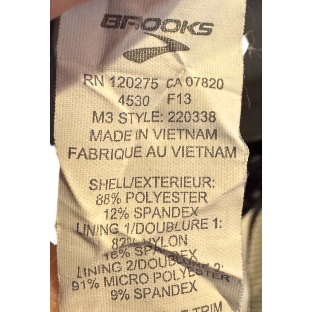 Brooks Womens M Black/White Athletic Tank Top - Picture 8 of 8